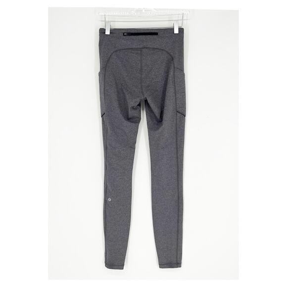 Lululemon Speed Up Pocket Leggings 6 Grey - Picture 3 of 8